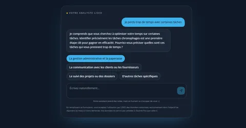 Échange naturel entre un prospect et LISEO Déclic
