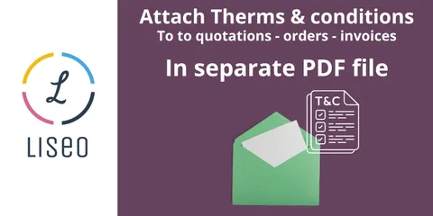 Conditions générales jointes aux e-mails Odoo