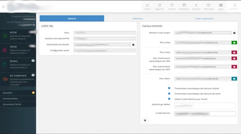 Aperçu 1 du connecteur Sage Cloud Demat